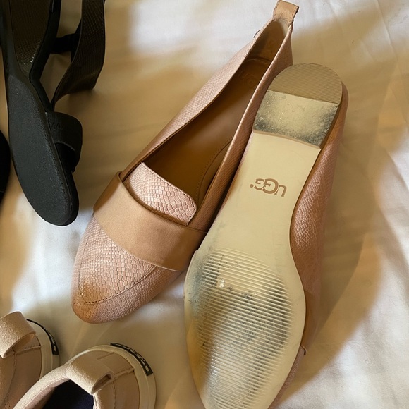 Shoe bundle loafers sandals flats sperry ugg pumps heels blue pink black 8.5 7.5 - Picture 4 of 6